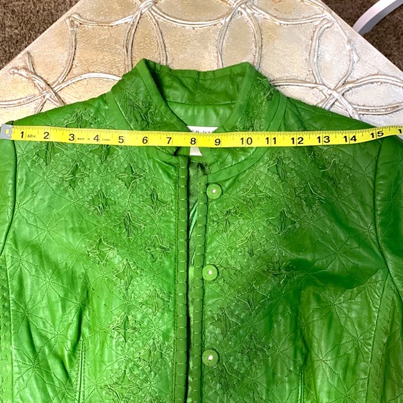 Peter Nygard Green Embroidered Blazer - Picture 14 of 16